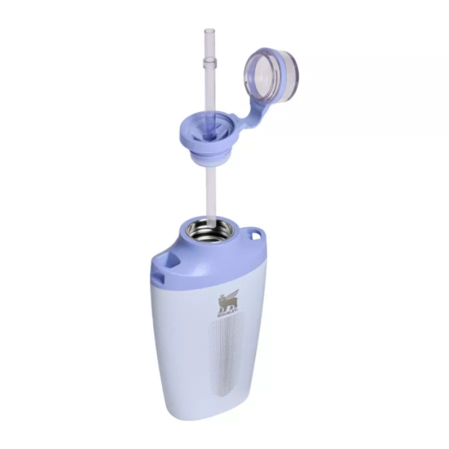 Stanley The Cross Bottle Insulated Bottle with Shoulder Strap 0.68L Light Blue