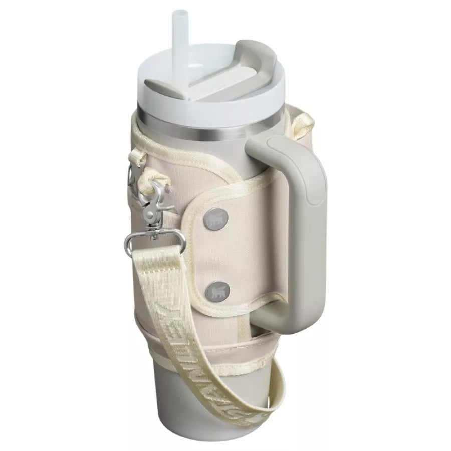 Stanley pārnēsāšanas somiņa termokrūzei ar salmiņu The All-Day Quencher Carry-All 0,89L krēmkrāsā