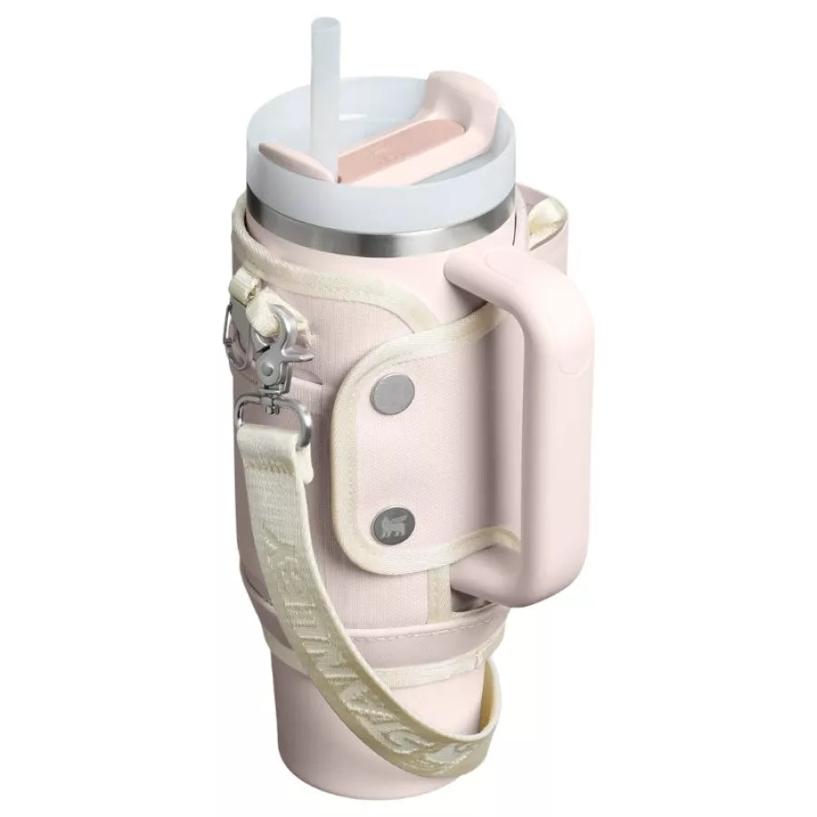 Termokruusi kandekott koos joogikõrrega „The All-Day Quencher Carry-All“ 0,89 l, heleroosa