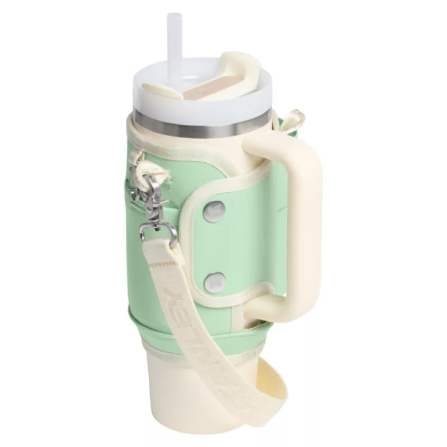 Termokruusi kandekott koos joogikõrrega „The All-Day Quencher Carry-All” 0,89 l, pistaatsia värvi