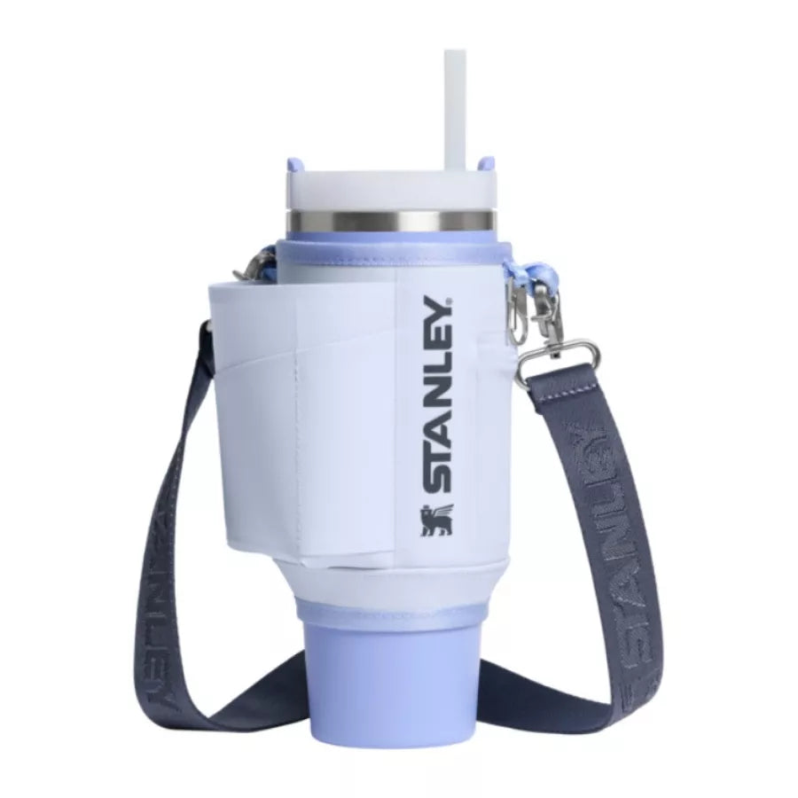 Stanley All-Day Quencher Carry-All 0.89L Light Blue Tumbler Tote Bag with Straw