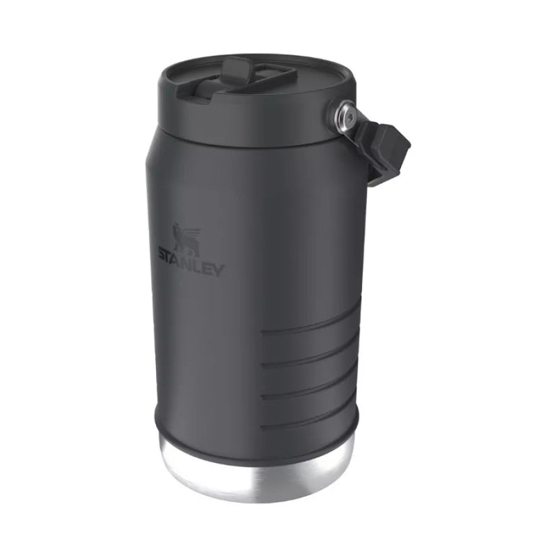 Termopudele ar salmiņu The IceFlow Flip Straw 2.0 Jug 1,90L melna 2.0