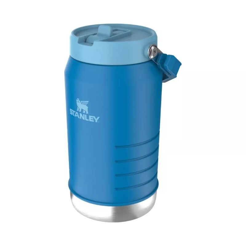 Termopudele ar salmiņu The IceFlow Flip Straw 2.0 Jug 1,90L zila 2.0