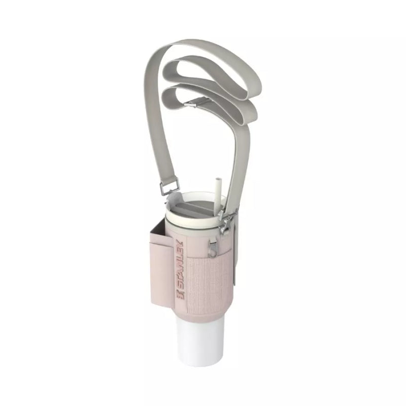 Pārnēsāšanas somiņa termokrūzei ar salmiņu The All-Day Quencher Carry-All 1,18L gaiši rozā