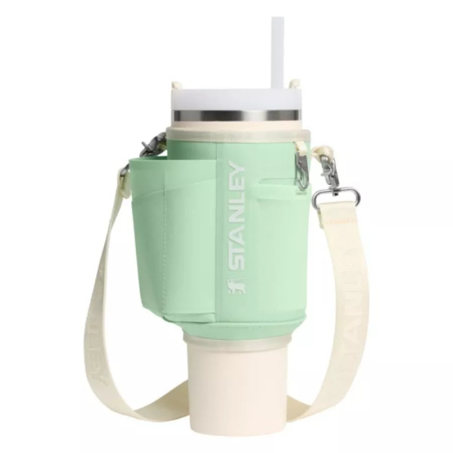 Stanley pārnēsāšanas somiņa termokrūzei ar salmiņu The All-Day Quencher Carry-All 1,18L pistāciju krāsā