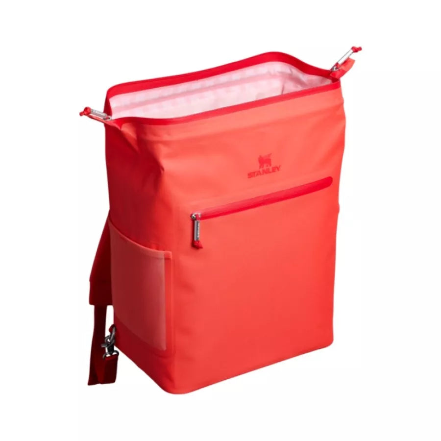 Stanley Thermal Backpack The All-Day Madeleine Midi Cooler Backpack 13.2L Coral Red-Orange
