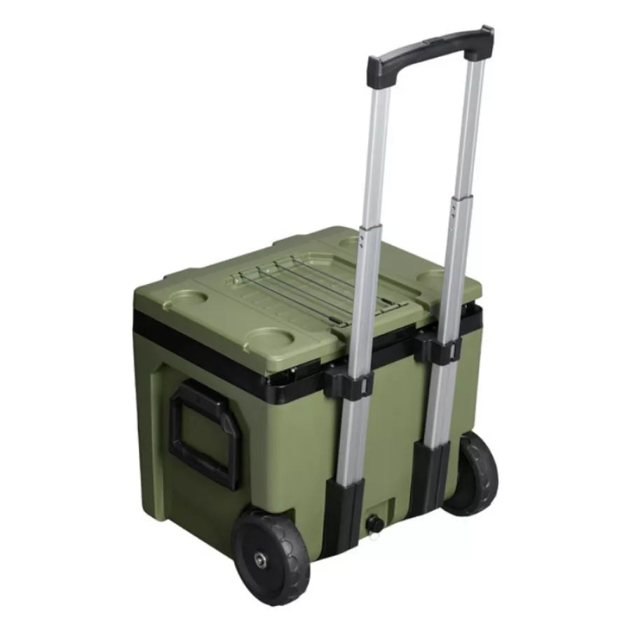 Aukstuma kaste ar riteņiem The Easy-Carry Outdoor ratastega jahutuskast 47,3 l, tumeroheline