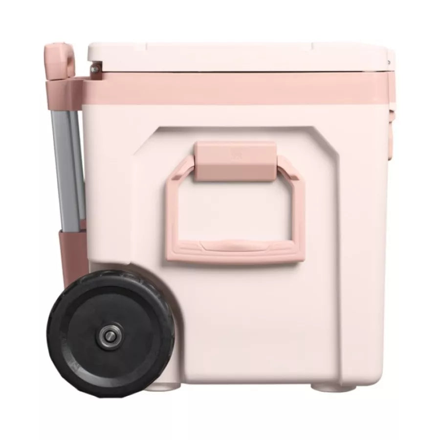 Stanley aukstuma kaste ar riteņiem The Easy-Carry Outdoor Wheeled Cooler 47,3L gaiši rozā