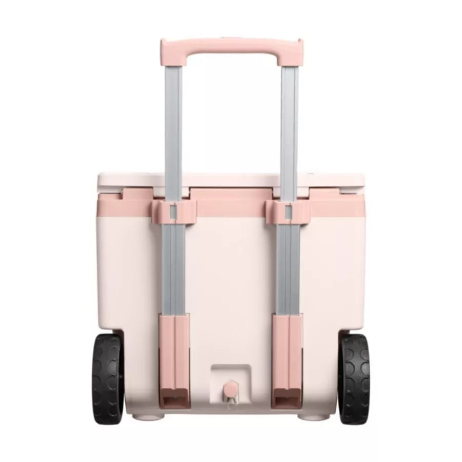 Stanley aukstuma kaste ar riteņiem The Easy-Carry Outdoor Wheeled Cooler 47,3L gaiši rozā