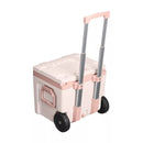 Aukstuma kaste ar riteņiem The Easy-Carry Outdoor Wheeled Cooler 47,3L gaiši rozā