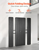 VEVOR saliekamais piknika galds, 6 pēdu tērauda āra galds ar soliņiem un saulessarga caurumu, liela izmēra dārza, terases un baseina ēdamgalds, melns