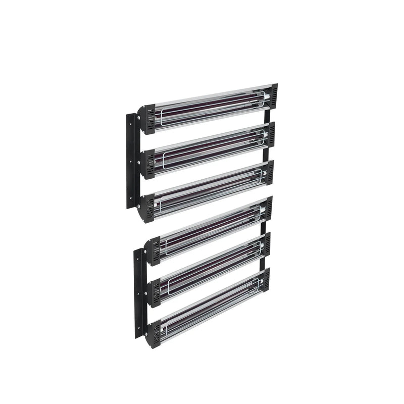 Infrasarkanā sildīšanas kabīnes lampa krāsošanai, 2 komplekti, 3000 W