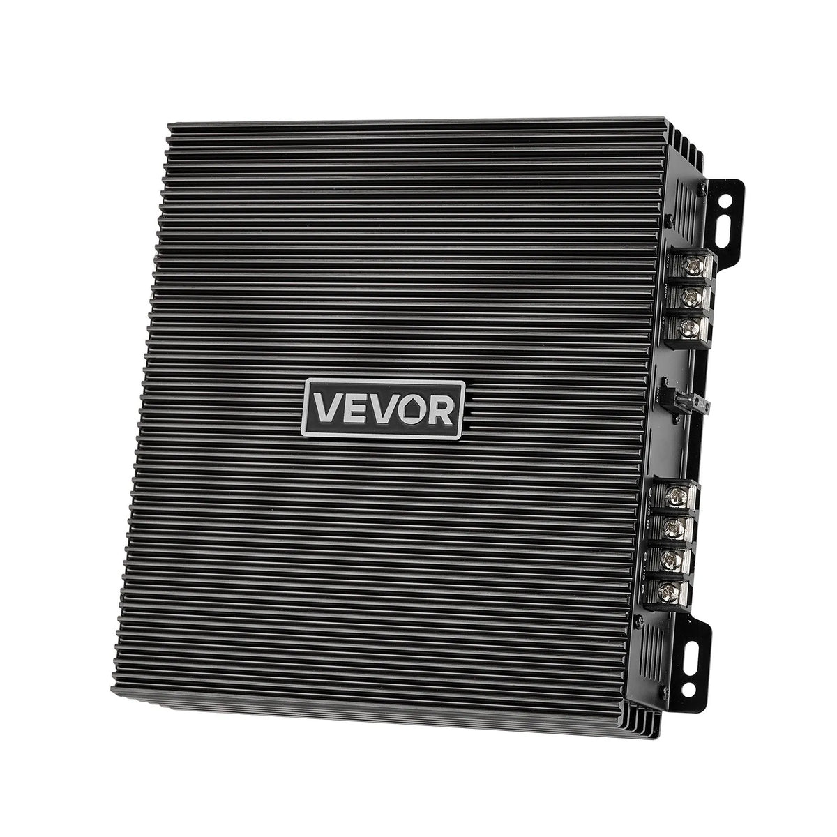 VEVOR 2 kanālu automašīnas audio pastiprinātājs, tiltojams pilna diapazona Class AB stereo pastiprinātājs ar maksimālo jaudu 2 × 300 W pie 4 Ω / 2 × 600 W pie 2 Ω, augstas jaudas auto pastiprinātājs SUV, pikapiem un bezceļu transportlīdzekļiem - ZEMLETES.LV
