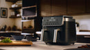Ninja DualZone DZ801EU, 2470 W, 7,6 l karstā gaisa friteris ar 2 neatkarīgām 3,8 l zonām, 6 gatavošanas programmām, SYNC un MATCH funkcijām, 40–240 °C