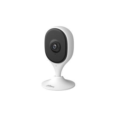 Dahua C5A 5 MP bezvadu iekštelpu kubveida IP kamera, 360° grozīšana, -10–70° noliekšana, IR nakts redzamība līdz 10 m, H.265, Wi-Fi 6, AI cilvēku un mājdzīvnieku noteikšana, microSD līdz 256 GB