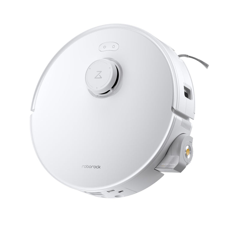 Roborock Qrevo Curv 2 Flow robotizētais putekļsūcējs, 20 000 Pa, sausā un mitrā uzkopšana, LiDAR navigācija, automātiskā dokstacija ar ūdens uzpildi un notekūdeņu novadīšanu, 5200 mAh, balts