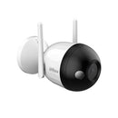 Dahua F2C-LED 2 MP bezvadu āra IP kamera, 2,8 mm, 98° skata leņķis, baltā LED nakts redzamība līdz 30 m, H.265, AI cilvēku noteikšana, mikrofons, microSD līdz 256 GB, IP67
