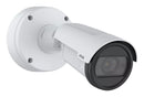 AXIS P1488-LE 8 MP āra bullet IP kamera, 5,9–13,8 mm, 114–46° horizontālais skata leņķis, 62–26° vertikālais skata leņķis, 60 kadri/s, IR nakts redzamība līdz 50 m, H.265, AV1, WDR, AI, microSD, PoE, IP66/IP67, IK10, balta