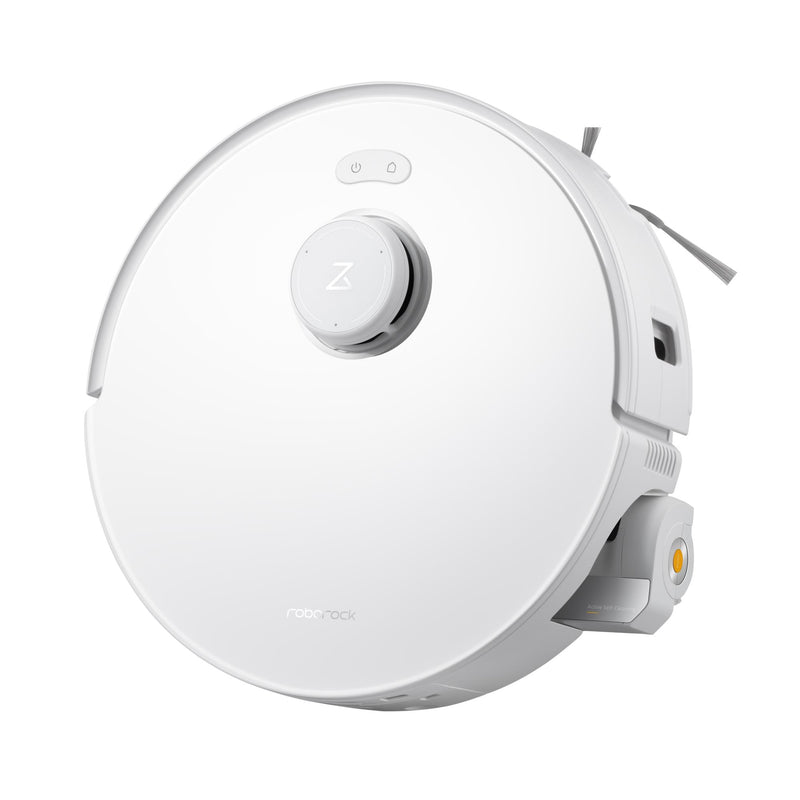 Roborock Qrevo Curv 2 Flow robotizētais putekļsūcējs, 20 000 Pa, sausā un mitrā uzkopšana, LiDAR navigācija, automātiskā dokstacija ar ūdens uzpildi un notekūdeņu novadīšanu, 5200 mAh, balts