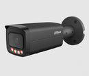Dahua 8 MP āra bullet IP kamera, 3,6 mm, 87°, Smart Dual Light, IR līdz 60 m un silti balta gaisma līdz 50 m, WDR 120 dB, WizSense, SMD Plus, cilvēku un transportlīdzekļu noteikšana, mikrofons, microSD līdz 256 GB, PoE, IP67, balta