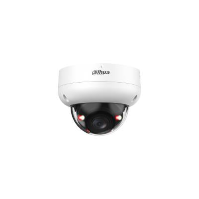 Dahua 6MP WizSense Smart Dual Light dome IP kamera, 2,7–13,5mm, IR/LED 50m, WDR, AI, SMD 4.0, audio, PoE, microSD 512GB, IP67, IK10