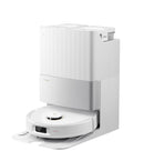 Roborock Qrevo 5AE robotizētais putekļsūcējs, 12 000 Pa, sausā un mitrā uzkopšana, LiDAR, FlexiArm, automātiskā dokstacija, 5200 mAh, balts