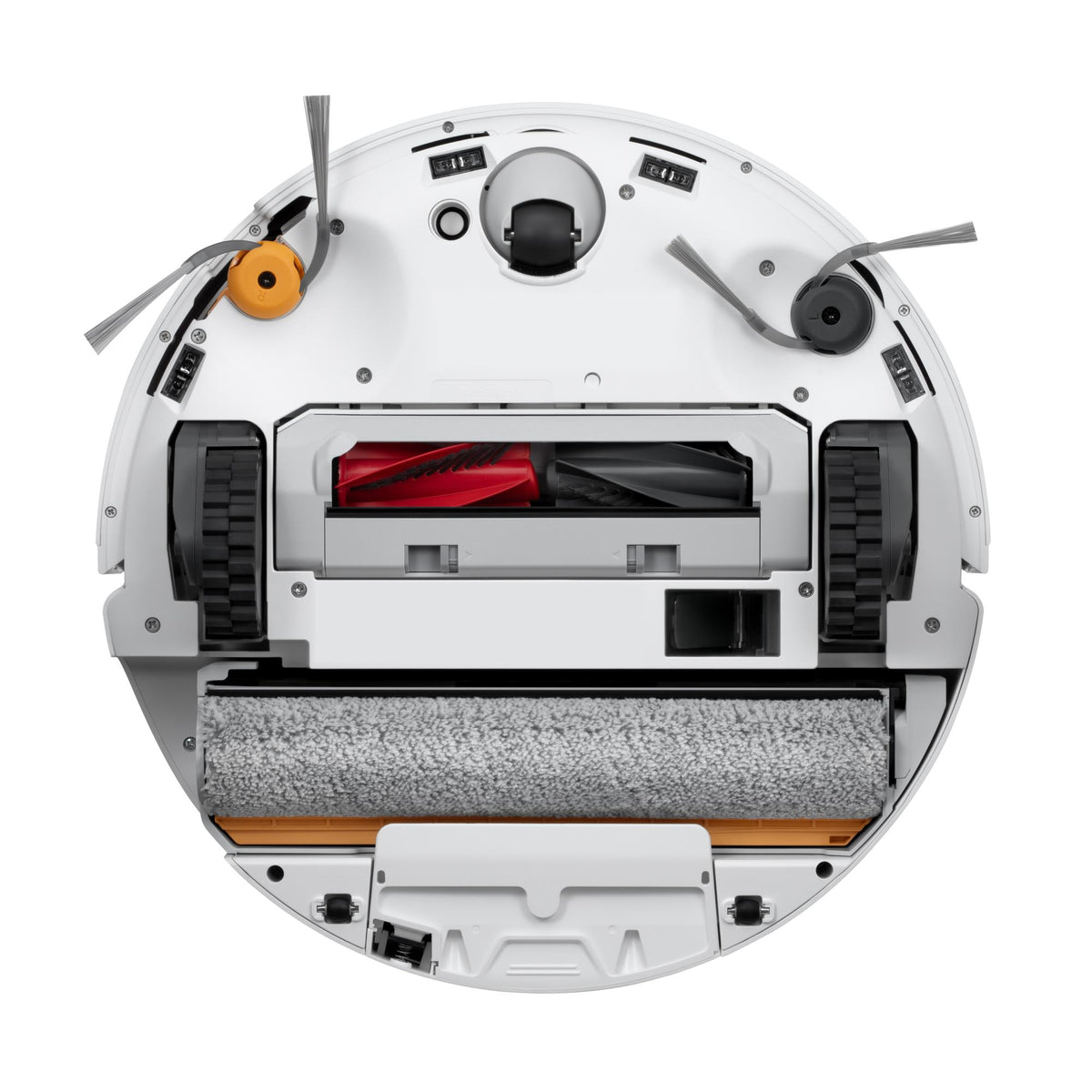 Roborock Qrevo Curv 2 Flow robotic vacuum cleaner, 20,000 Pa, dry and wet cleaning, LiDAR navigation, automatic docking with water refill and wastewater drainage, 5200 mAh, white