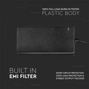 Lai lietotu sildītaju pie 220V strāvas_ar kontaktdakšu_Impulsu Barošanas bloks LED78W 12V 6.5A, IP44, V-TAC