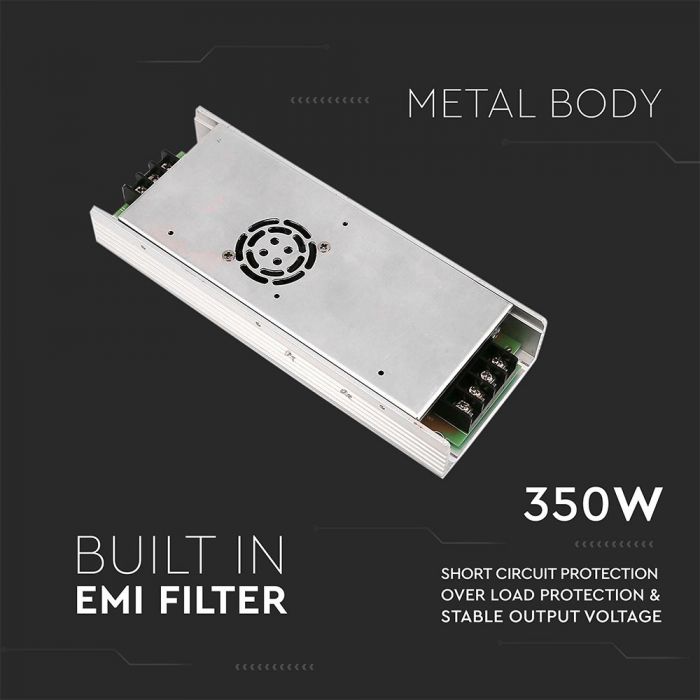 No Contact Plug, Designed for 5-8kW Heaters Vevor_LED Power Supply 12V 350W 30A, Metal, IP20, V-TAC