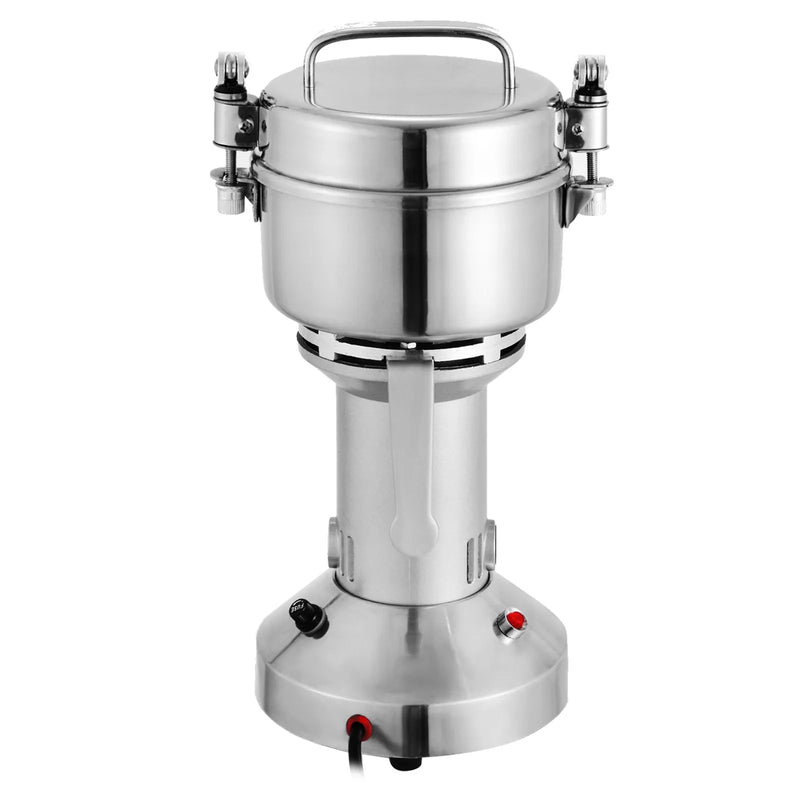 VEVOR elektriskās graudu dzirnaviņas, 0,3 kg graudu malšanas iekārta, 2000 W pulverizators, miltu dzirnaviņu iekārta, elektriskās garšaugu un graudu malšanas dzirnaviņas no pārtikas kvalitātes nerūsējošā tērauda