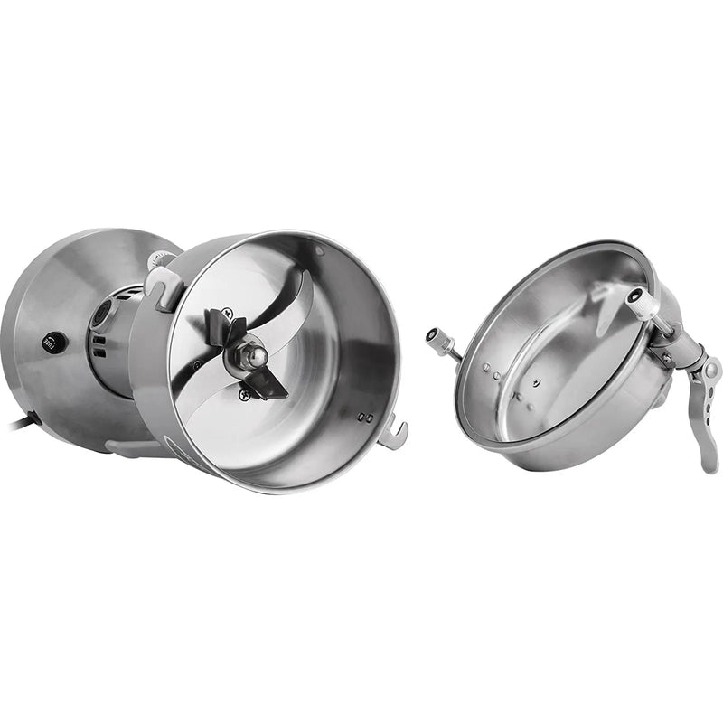 VEVOR elektriskās graudu dzirnaviņas, 0,3 kg graudu malšanas iekārta, 2000 W pulverizators, miltu dzirnaviņu iekārta, elektriskās garšaugu un graudu malšanas dzirnaviņas no pārtikas kvalitātes nerūsējošā tērauda