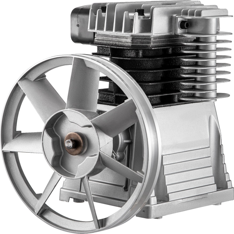VEVOR Jauns industriālais divcilindru gaisa kompresora sūknis, piemērots 2,2 kW jaudai, ar maksimālo spiedienu 116 PSI (8 bar)