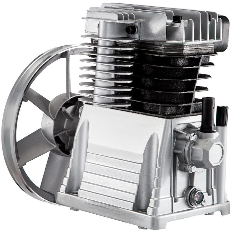 VEVOR Jauns industriālais divcilindru gaisa kompresora sūknis, piemērots 2,2 kW jaudai, ar maksimālo spiedienu 116 PSI (8 bar)