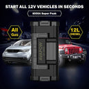 AVAPOW T8MAX 12V automašīnu, laivu, traktoru starteris (Booster) ar 6000A starta jaudu