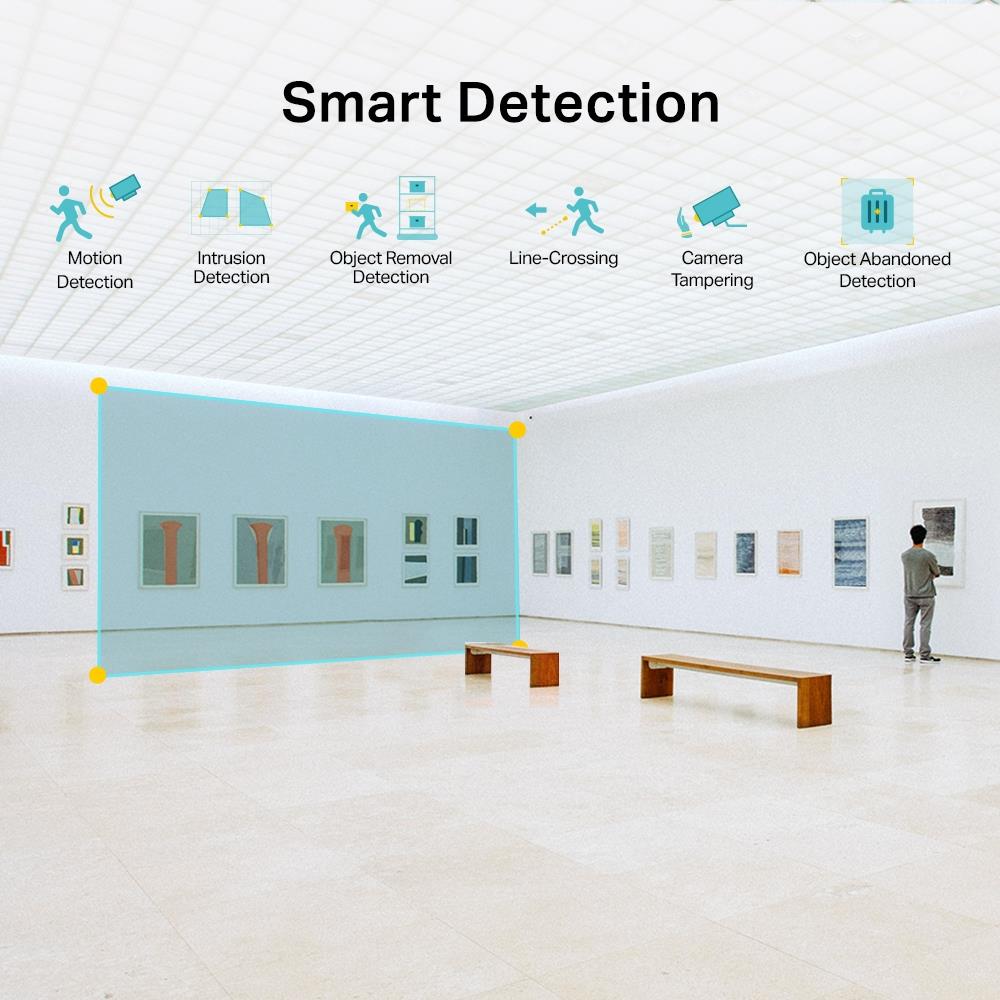 TP-Link VIGI C230 3MP IR dome IP camera, 4mm, IR 30m, Smart IR, WDR, AI, H.265+, PoE, microSD 512GB, IP67, IK10