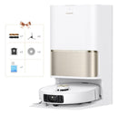 Dreame L50s Pro Ultra robotizētais putekļsūcējs ar mitro uzkopšanu, 30 000 Pa, AI navigāciju, automātisko dokstaciju, 100 °C mopu mazgāšanu, 5200 mAh, balts