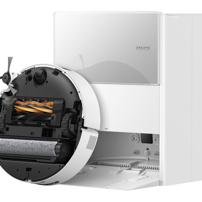 Dreame Aqua10 Ultra Roller robotizētais putekļsūcējs ar sauso un mitro uzkopšanu, 30 000 Pa, AquaRoll™ rullītis, 100 °C mopu mazgāšana, LiDAR navigācija, automātiskā dokstacija, 6400 mAh, balts