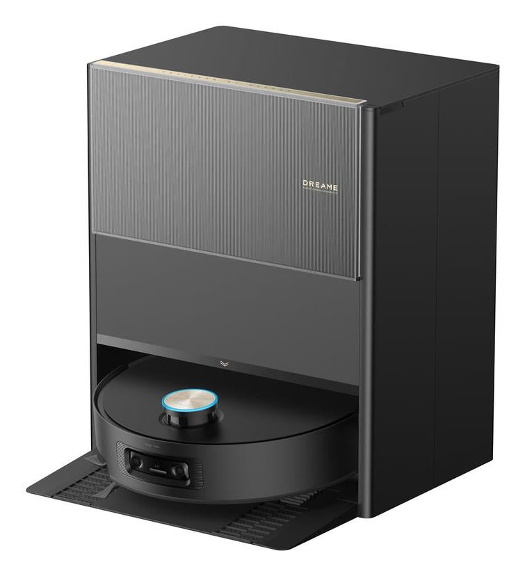 Dreame Aqua10 Ultra Roller Complete robotizētais putekļsūcējs ar sauso un mitro uzkopšanu, 30 000 Pa, AquaRoll™ rullītis, 100 °C mopu mazgāšana, LiDAR navigācija, AI šķēršļu atpazīšana, 6400 mAh, automātiskā dokstacija, melns