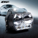 SANVI Bi - LED + Lāzera Projektora Lēcas Auto Lukturiem (Komplekts 2 gab.) – 6000K Augstas Jaudas Retrofit Modulis - ZEMLETES.LV