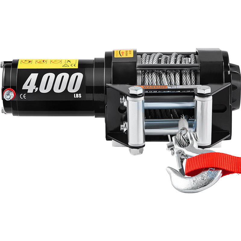 VEVOR 12 V elektriskā vinča, 1814 kg vilkšanas jauda, ar bezvadu tālvadības pulti un 10 m (32,8 ft) izturīgu tērauda trosi