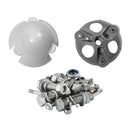 VEVOR vēja turbīna 400 W 12 V, vēja ģeneratora komplekts ar 3 lāpstiņām un uzlādes kontrolieri elektroapgādes papildināšanai