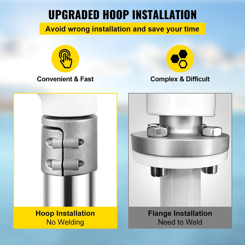 VEVOR vēja turbīna 400 W 12 V, vēja ģeneratora komplekts ar 3 lāpstiņām un uzlādes kontrolieri elektroapgādes papildināšanai