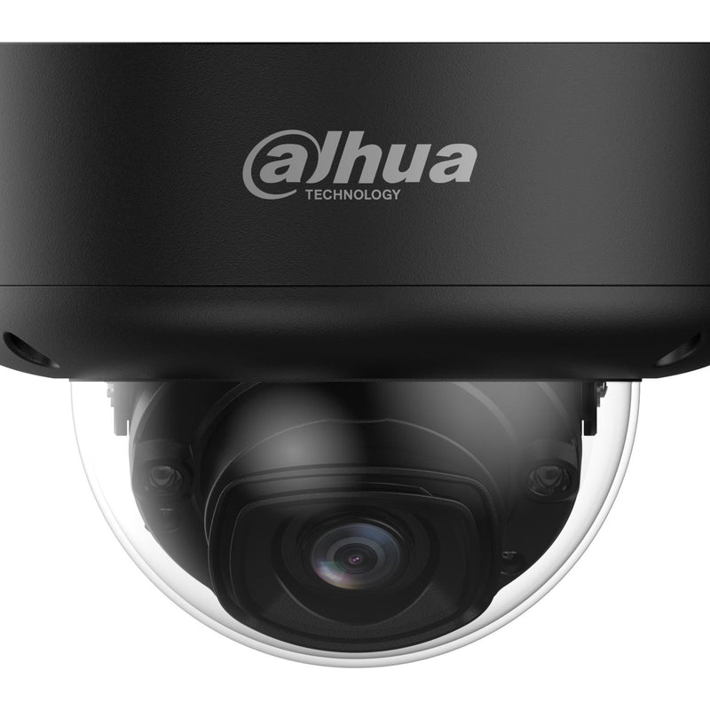 Dahua 5MP WizMind dome IP kamera, 2,7–13,5mm, IR 60m, Smart Dual Light, AI, WDR, PoE, IP67, IK10, melna