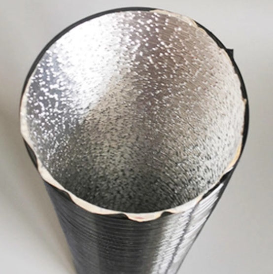 300cm VEVOR sildītāja siltā gaisa izplūdes caurule, melna