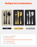 VEVOR 30 daļīgs galda piederumu komplekts, nerūsējošā tērauda galda piederumi 6 personām