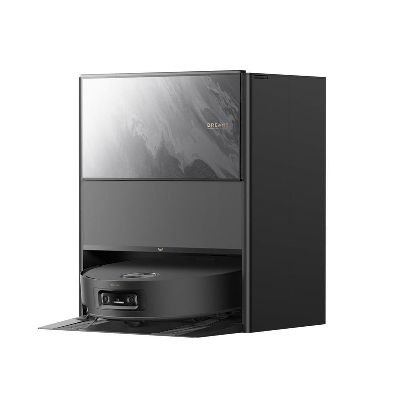 Dreame Aqua10 Ultra Track robotizētais putekļsūcējs ar sauso un mitro uzkopšanu, 25 000 Pa, TrackSync™ rullītis, 45 °C ūdens mazgāšana, VersaLift™ DToF LiDAR, AI šķēršļu atpazīšana, 6400 mAh, melns