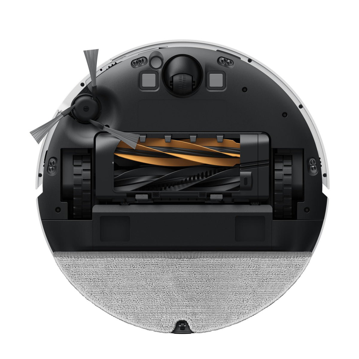 Dreame D20 Pro robotizētais putekļsūcējs, 13 000 Pa, sausā un mitrā uzkopšana, D-ToF LiDAR, SideReach izvelkamā birste, HyperStream DuoBrush, 5200 mAh, 0,7 l, balts, RLD43SA