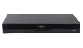 Dahua NVR5216-EI, 16 kanālu WizSense tīkla videoreģistrators, līdz 32 MP IP kamerām, 2 × SATA līdz 20 TB katram, 384 Mb/s, 4K HDMI, SMD Plus, sejas atpazīšana, perimetra aizsardzība un AcuPick
