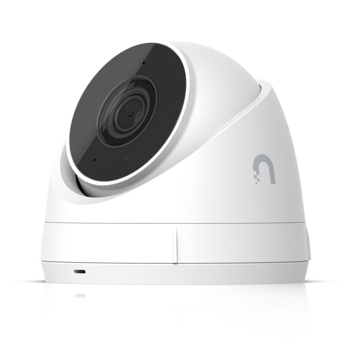IP-камера Ubiquiti UniFi G5 Turret Ultra 4 Мп, разрешение 2K, ИК-подсветка 30 м, угол обзора 102,4°, PoE, ИИ, микрофоны, IP66, IK04, белая