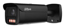Dahua 4 MP āra bullet IP kamera, 2,7–12 mm, 115–47°, motorizēta tālummaiņa, Smart Dual Light, IR un silti balta gaisma, WizMind, SMD, cilvēku un transportlīdzekļu noteikšana, cilvēku skaitīšana, mikrofons, microSD līdz 1 TB, ePoE, IP67, IK10, melna